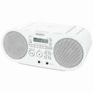 ソニー CDラジオ ZS‐S40（W）（ホワイト）（送料無料）