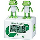 リズム時計工業 目覚まし時計「ケロクロック2」 8RDA46RH03