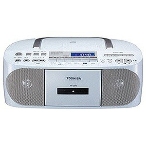 東芝 （ワイドFM対応）CDラジカセ（ラジオ＋CD＋カセットテープ） TY−CDH7（W）ホワイト