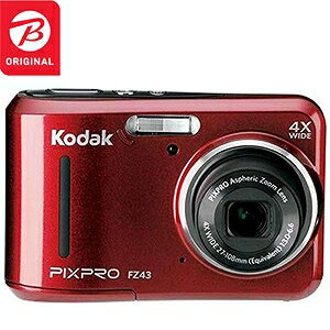 コダック コンパクトデジタルカメラKodak　PIXPRO FZ43RD　（レッド）