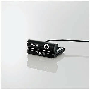 エレコム WEBカメラ「USB・Full　HD対応315万画素」　イヤホンマイク付　ブラック UCAM‐DLE300TNBK