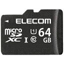 エレコム microSDXCメモリーカード　UHS−I／UHSスピードクラス1対応（SDXC変換アダプタ付き）　「Class10対応／64GB」 MF‐BMSD‐064