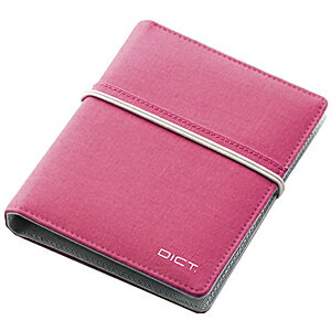 【ポイント2倍】エレコム 電子辞書ケース「DICT．」手帳タイプ DJC－016PN　＜ピンク＞