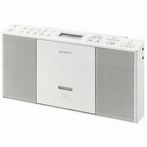 ソニー 「ワイドFM対応」CDラジオ(ラジオ+CD)(ホワイト) ZS‐E30WC(送料無料)