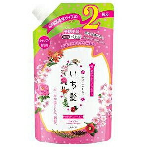 クラシエ薬品 【いち髪】なめらかスムースケアシャンプーつめかえ用　2回分　（680ml） イチカミRSPカエ2カイブン