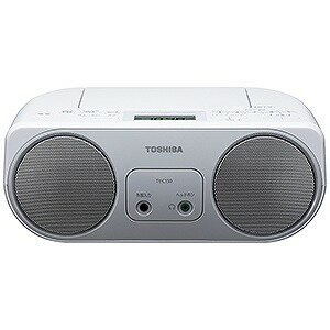 東芝 ワイドFM対応CDラジオ　（ラジオ＋CD） TY−C150S　（シルバー）