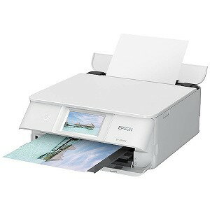 EPSON A4インクジェット複合機　コンパクト＆スタイリッシュ（ホワイト）［無線LAN／有線LAN］ EP−880AW（送料無料）