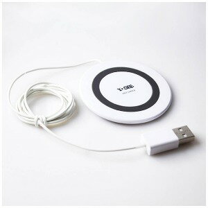 アイキューラボ YOGEE　Qi対応　コンパクト　Wireless　Fast　charger YG−FC−WH　ホワイト