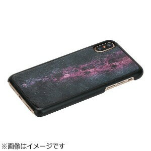 ROA iPhone　X用　天然貝ケース　ブラックフレーム　Milky　way I10990I8