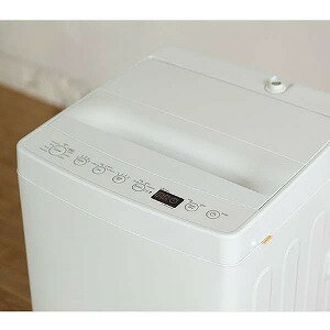 amadana 「amadana　TAG　label」全自動洗濯機（5．5kg） AT−WM55（WH）（標準設置無料）
