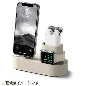 ELAGO iPhone／AirPods／Apple　Watch用充電スタンド EL＿IAASTSC3S＿CW　クラッシックホワイト