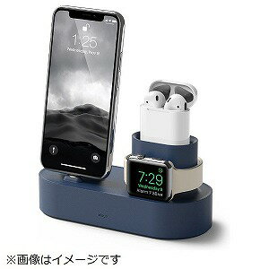 ELAGO iPhone／AirPods／Apple　Watch用充電スタンド EL＿IAASTSC3S＿JI　ジーンインディゴ