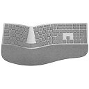 マイクロソフト　Microsoft　ワイヤレスキーボード　Surface　Ergonomic　Keyboard　3RA−00021　（英語版・シルバー）