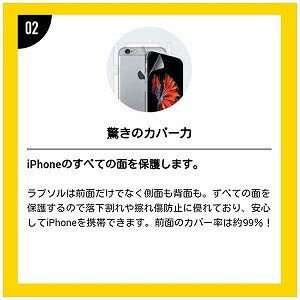 WRAPSOL iPhone　6s　Plus／6　Plus用ULTRA　衝撃吸収フィルム　液晶面保護 WPIP6IN55S−FT