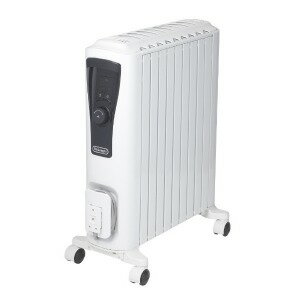 デロンギ　オイルヒーター［〜13畳まで／1500W］　RHJ65L0915　ピュアホワイト＋ブラック