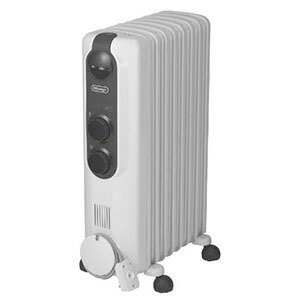 デロンギ　オイルヒーター　アミカルド　［〜10畳まで／1200W］　RHJ35M0812−DG　ピュアホワイト＋ダークグレイ