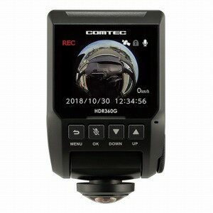 コムテック HDR360／GPS＋360°カメラ搭載高性能ドライブレコーダー HDR360G