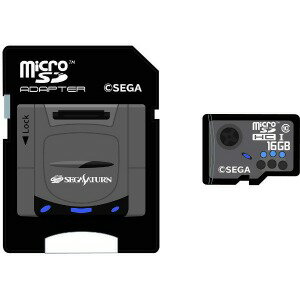 （2018／10／29発売予定） セガサターンmicroSDHCカード（16GB）＋SDアダプターセット STFW103−SA