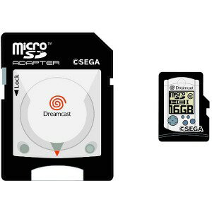 （2018／10／29発売予定） ドリームキャスト　microSDHCカード（16GB）＋SDアダプターセット STFW102−DC