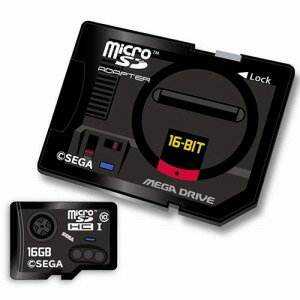 （2018／10／29発売予定） メガドライブ　microSDHCカード（16GB）＋SDアダプターセット STFW101−MG