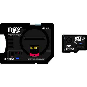 （2018／10／29発売予定） メガドライブ　microSDHCカード（16GB）＋SDアダプターセット STFW101−MG