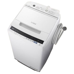 日立 全自動洗濯機　「ビートウォッシュ」　［洗濯7．0kg／インバーターモーター搭載］ BW−V70E−W　ホワイト（標準設置無料）