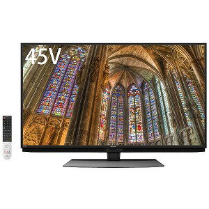 【写真付きレビュー】シャープ SHARP 45V型4K対応液晶テレビ[4Kチューナー内蔵／YouTube対応]AQUOSアクオス 4T−