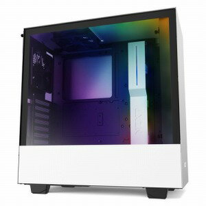 NZXT　高いコストパフォーマンスとスマートな外観のインテリジェントPCケース　「ATXMicroATXMini−ITX」　CA−H510I−W1　ホワイト／ホワイト