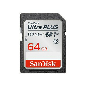 サンディスク SanDisk　ウルトラ　プラス　SDXC　UHS−I　64GB SDSDUW3−064G−JNJIN