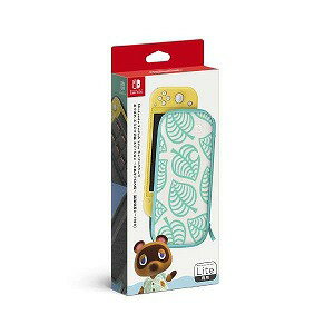 Nintendo　Switch　Liteキャリングケース　あつまれ　どうぶつの森エディション　〜たぬきアロハ柄〜（画面保護シート付き）