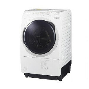 パナソニック　Panasonic　ドラム式洗濯乾燥機　VXシリーズ［洗濯10kg／乾燥6kg／ヒートポンプ乾燥／左開き］NA−VX300BL−W　クリスタルホワイト（標準設置無料）