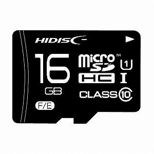 磁気研究所　HIDISC　microSDHCカード　16GB　CLASS10　UHS−1対応　HDMCSDH16GCL10UIJP−W