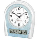 CASIO 電波目覚まし時計 TTM‐160NJ‐8JF (パールシルバー)