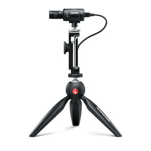 SHURE デジタルステレオコンデンサーマイクロフォン+ビデオアクセサリー MV88+DIGVIDKIT格安セール