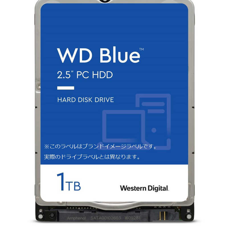WESTERN DIGITAL　内蔵HDD WD BLUE PC MOBILE HARD DRIVE ｢バルク品｣　WD10SPZX