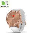 GARMIN vivomove Style White ／ Rose Gold 010-02240-70