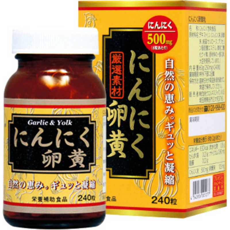 ウェルネスジャパン　にんにく卵黄油 240粒