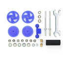 タミヤ TAMIYA ミニ四駆 大径スタビヘッドセット(17mm) ブルー