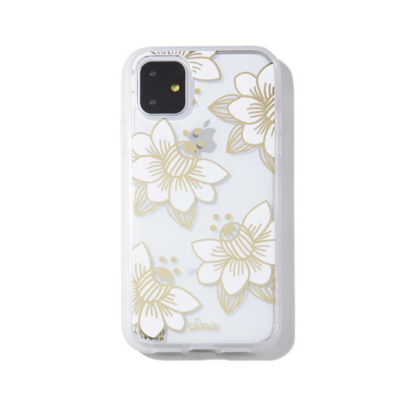 SONIX　iPhone　11　6．1インチ　Clear　Coat　Desert　Lily　（White）　292-0279-0011