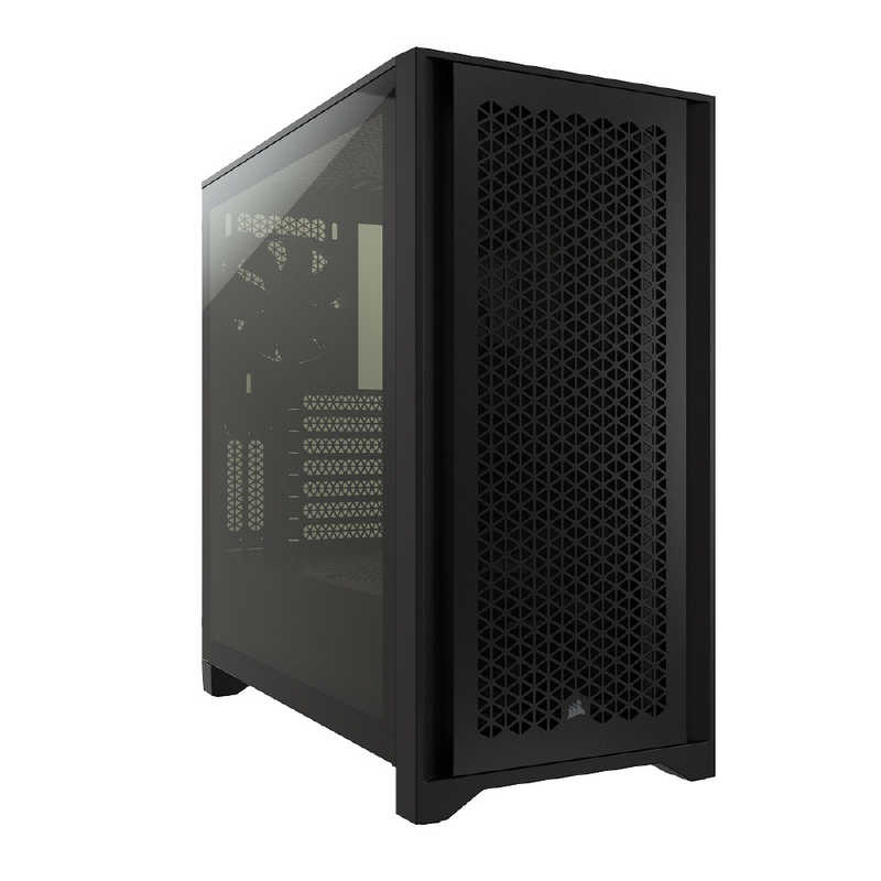 コルセア　CORSAIR　PCケース　ミドルタワー　4000D　airflow　TG　BLK　（CC−9011200−WW）　メッシュ式フロントパネル　CC-9011200-WW