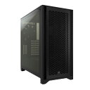 コルセア CORSAIR PCケース ミドルタワー 4000D airflow TG BLK （CC−9011200−WW） メッシュ式フロントパネル CC-9011200-WW