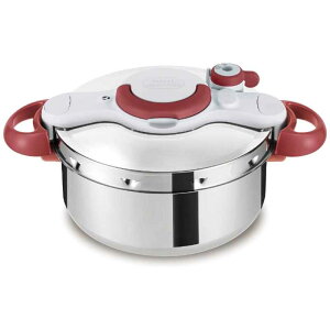 T-fal　≪IH対応≫　圧力鍋　「クリプソ　ミニット　イージー」（4．5L）　P4620669 レッド