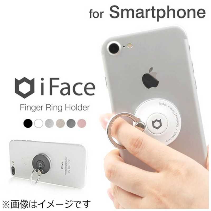 HAMEE　〔スマホリング〕　iFace　Finger　Ring　Holder　インナーサークルタイプ　IFACEリングICBK ブラック