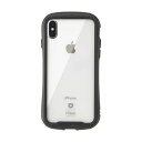 HAMEE ［iPhone XS／X専用］iFace Reflection強化ガラスクリアケース 41-907153 ブラック