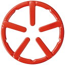 パール金属 フェール 鉄鋳物製ミニ五徳ホーロー加工(レッド) HB-4196