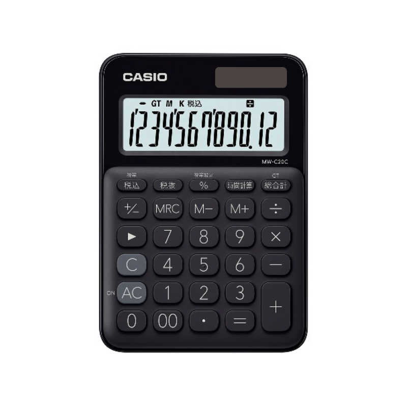 カシオ　CASIO　カラフル電卓（12桁