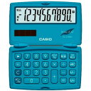 カシオ CASIO カラフル電卓(10桁) SL-C100C-BU-N レイクブルー