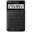 カシオ CASIO スタイリッシュ電卓(12桁) JF-S200-BK-N ブラック