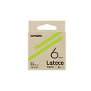 カシオ CASIO ラベルライターテープ XB6YG 黄緑