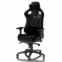 NOBLECHAIRS ゲーミングチェア ブラック NBL-PU-BLA-003